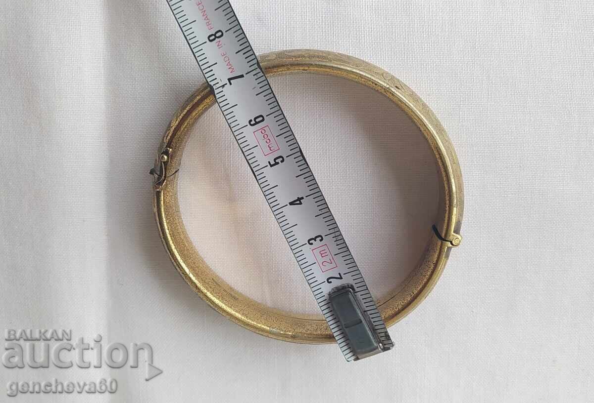 Vintage engraved bracelet gold-plated-doublé - 5 Vintage engraved bracelet gold-plated-doublé - 5