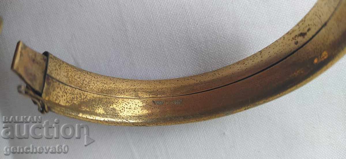 Vintage engraved bracelet gold-plated-doublé - 7 Vintage engraved bracelet gold-plated-doublé - 7