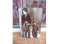 Charlie Chaplin metal plate The Kid comedy comedian movie laugh