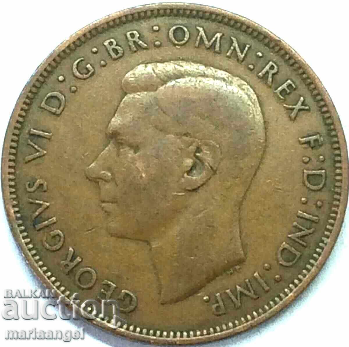 Marea Britanie 1 penny 1944 cu preț 4.00 BGN | € 2.05