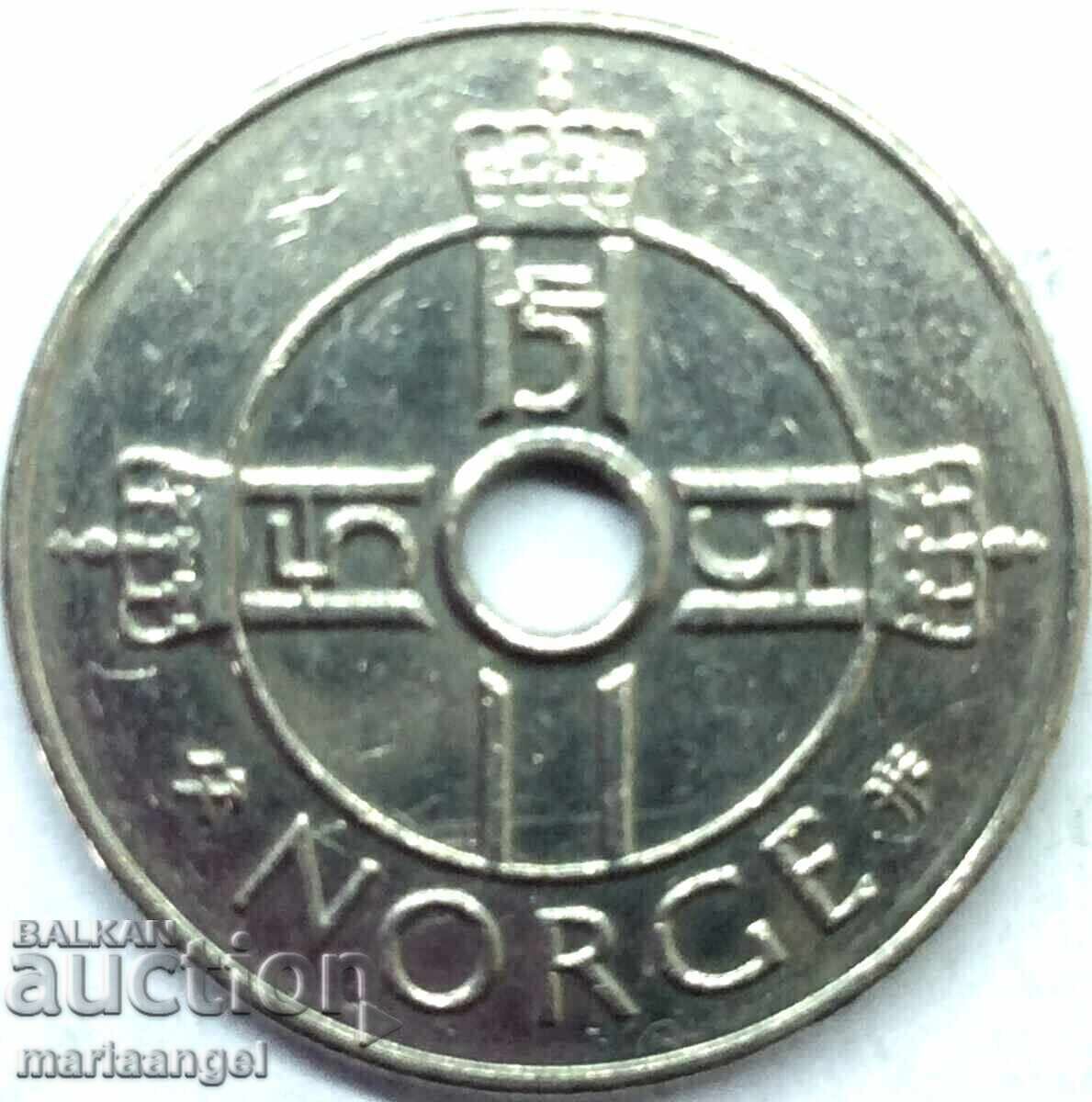Norvegia 1 coroană 1999 - 5
