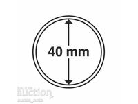 Capsule pentru monede Leuchtturm Grips - 40 mm.