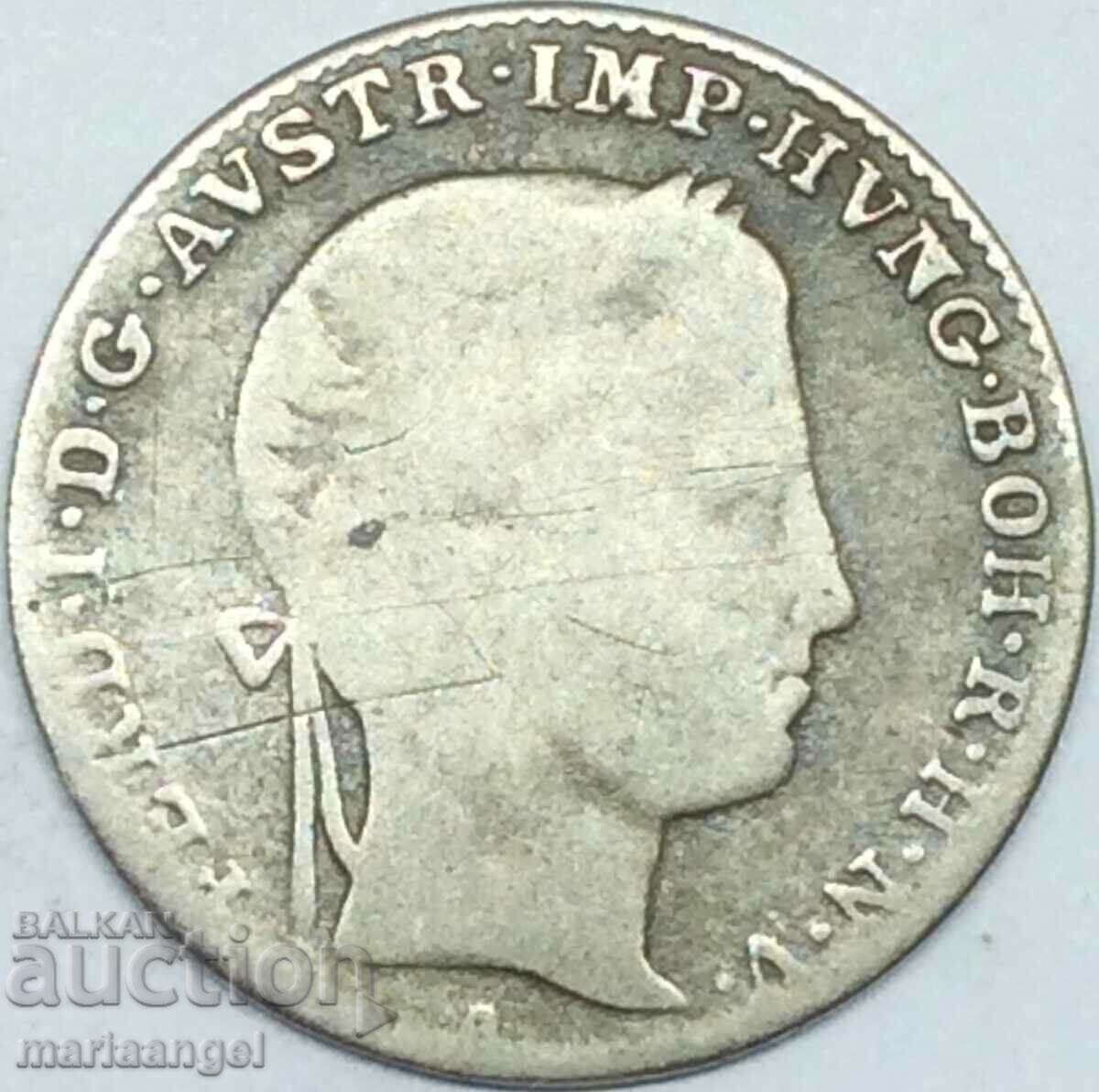 3 κρόιτσερ 1843 Αυστρία Φερδινάνδος Α' Λομβαρδία και Βενετία με τιμή 48.00 BGN | € 24.54 3 κρόιτσερ 1843 Αυστρία Φερδινάνδος Α' Λομβαρδία και Βενετία με τιμή 48.00 BGN | € 24.54