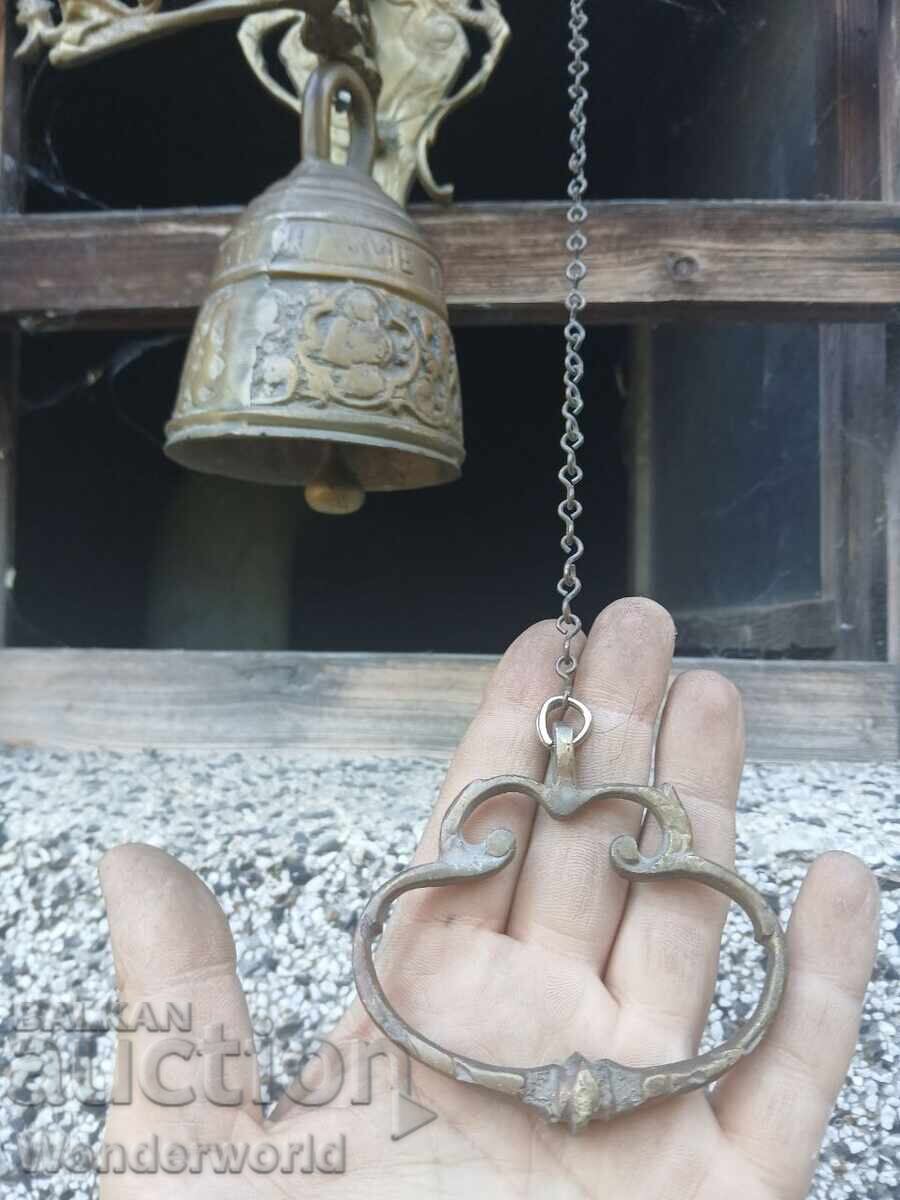 Delivery of Antique French bell with an angel
