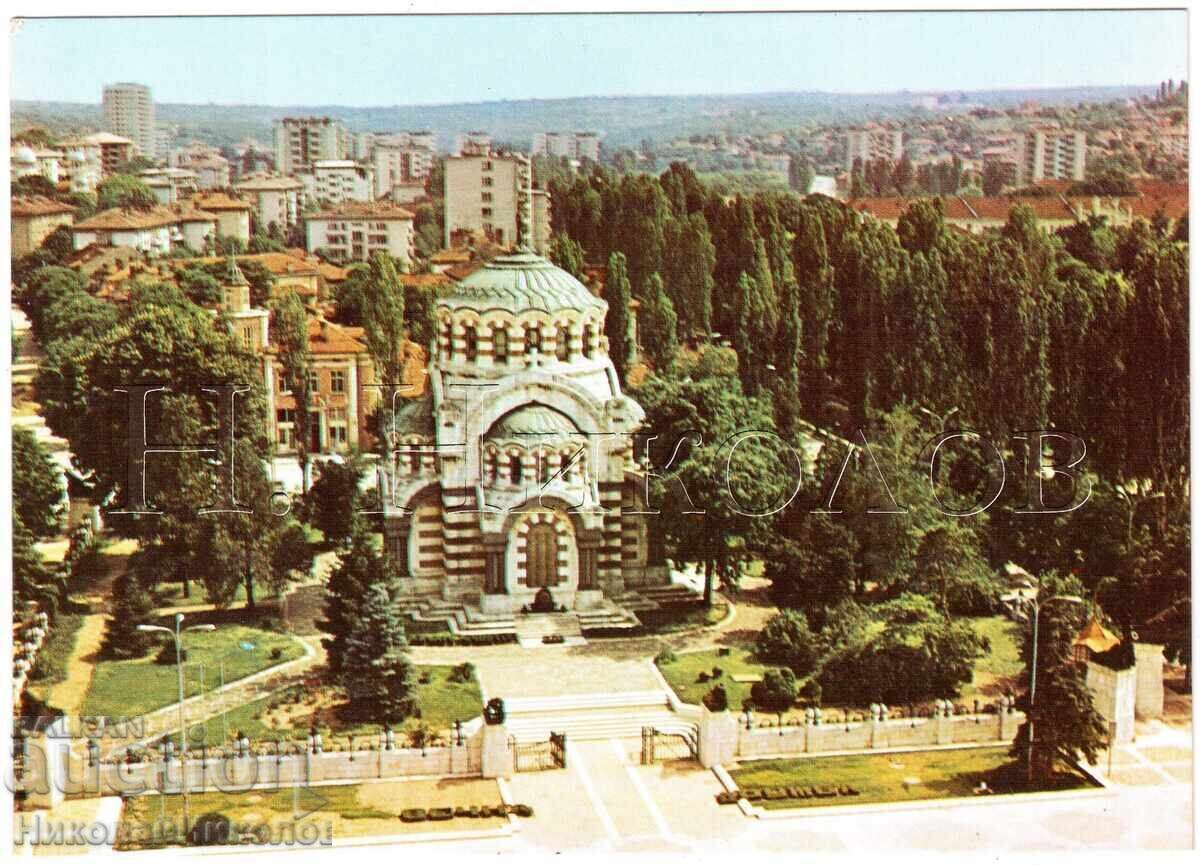 OLD POSTCARD PLEVEN CENTER WITH THE MAUSOLEUM E509 OLD POSTCARD PLEVEN CENTER WITH THE MAUSOLEUM E509