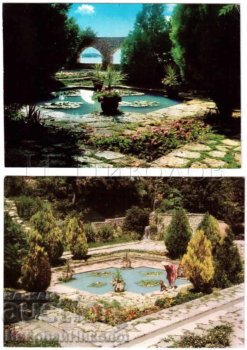 LOT 4x OLD POSTCARDS VIEWS OF THE BALCHIK PALACE E512 with price 5.00 BGN | € 2.56 LOT 4x OLD POSTCARDS VIEWS OF THE BALCHIK PALACE E512 with price 5.00 BGN | € 2.56