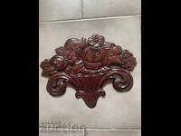 Aplicație Trandafir - 20/27 cm, lemn