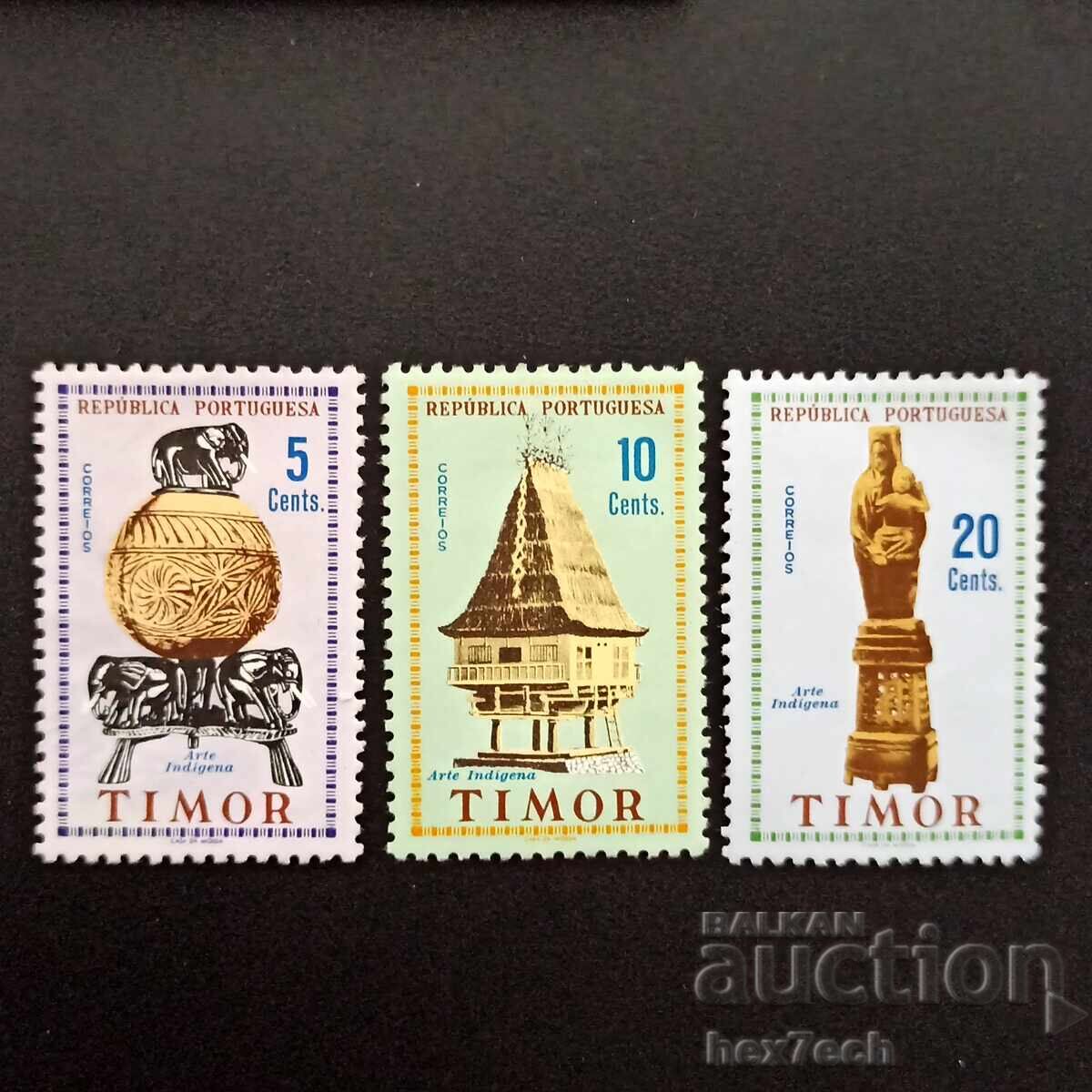 Τιμόρ 1961 5,10 και 20 σεντάβο Τέχνη Τιμόρ 1961 5,10 και 20 σεντάβο Τέχνη