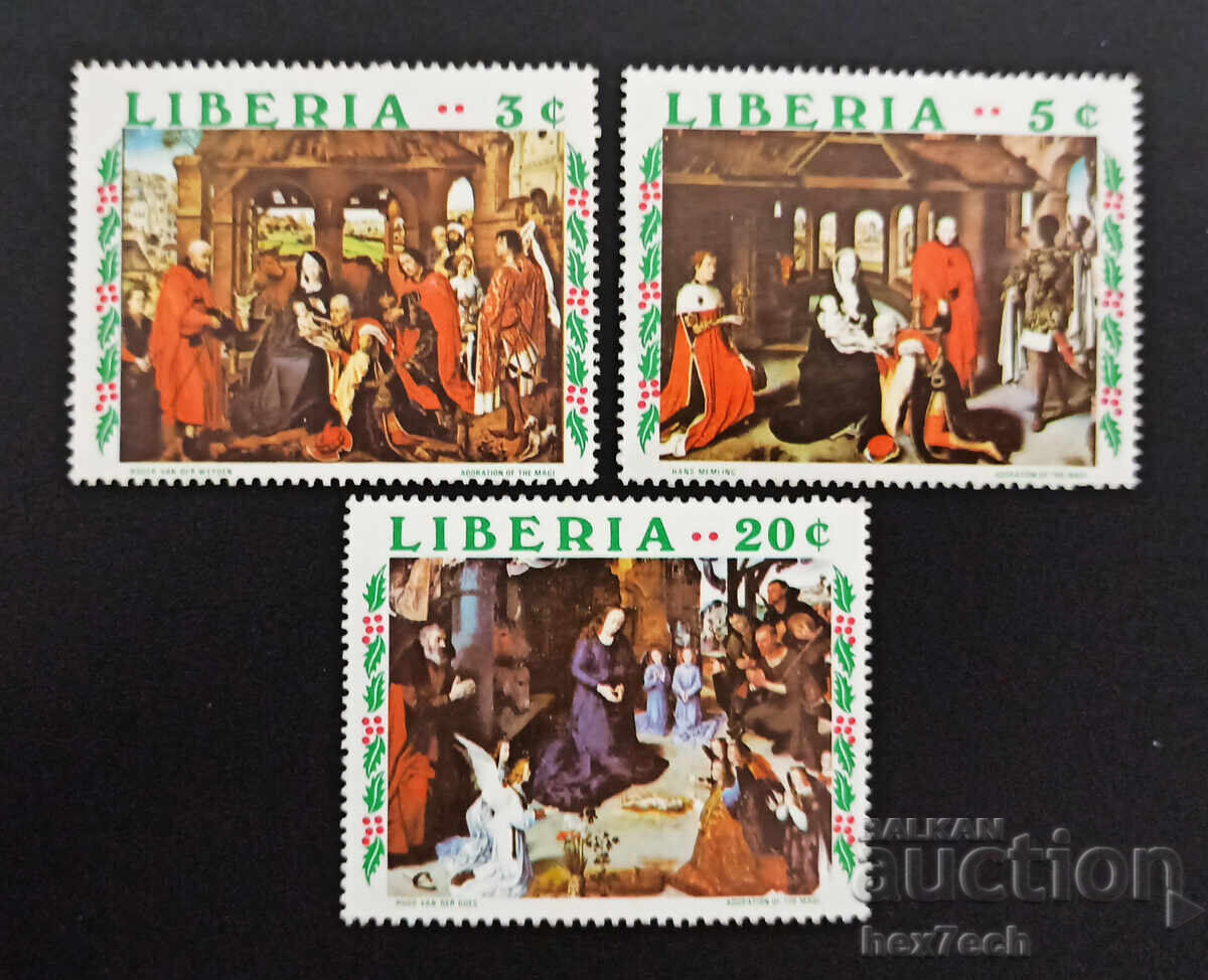 Liberia 1970 3,5 și 20 cenți Picturi Gotice