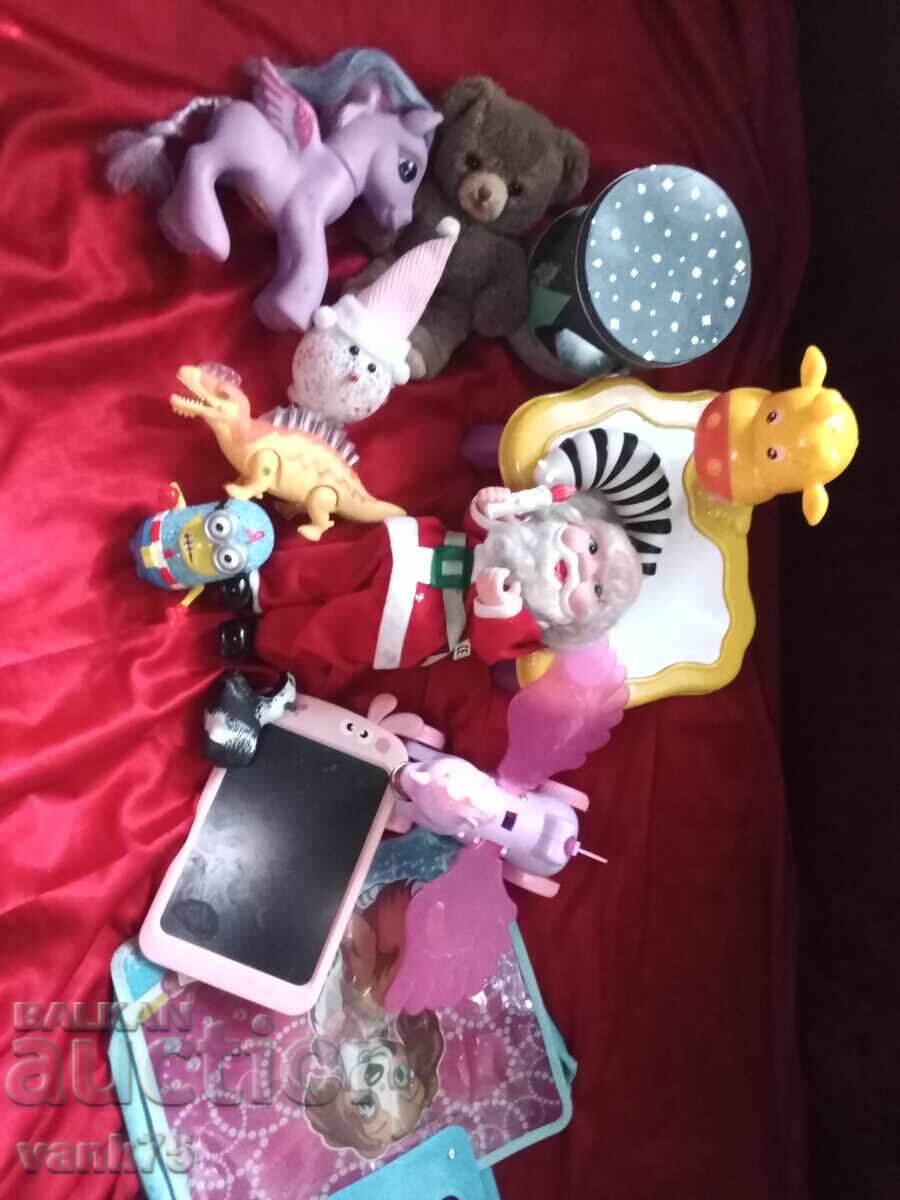 A whole lot of children's toys