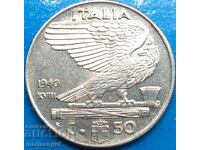 50 centesimi 1940 Italia Vultur - fascism