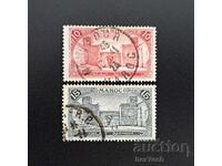 Morocco 1917 10 and 15 Centimes Monuments