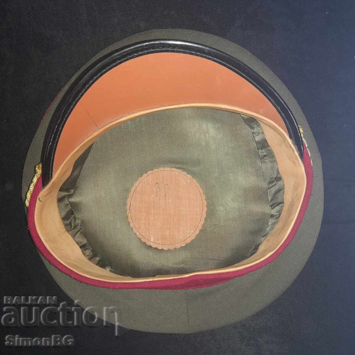 Парадно кепе на офицер от Народна Българската Армия - 5