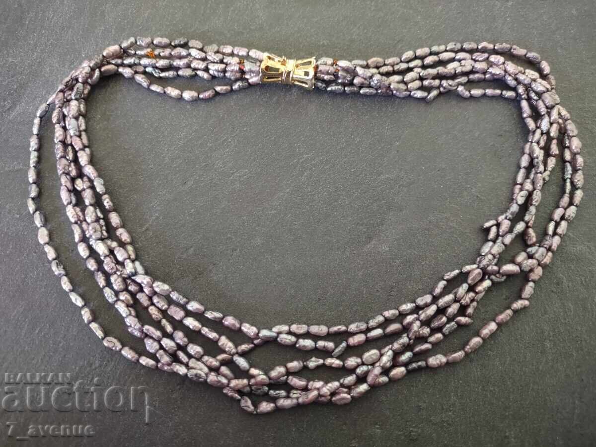 Κολιέ φυσικά μαργαριτάρια, κούμπωμα 925 επιχρυσωμένο 10.10.25 με τιμή 169.00 BGN | € 86.41 Κολιέ φυσικά μαργαριτάρια, κούμπωμα 925 επιχρυσωμένο 10.10.25 με τιμή 169.00 BGN | € 86.41