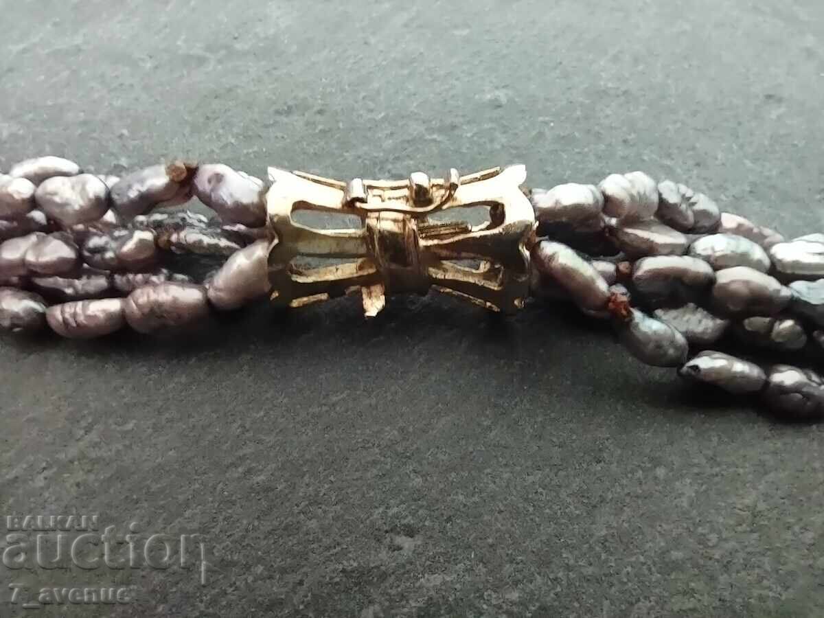 Κολιέ φυσικά μαργαριτάρια, κούμπωμα 925 επιχρυσωμένο 10.10.25 - 6 Κολιέ φυσικά μαργαριτάρια, κούμπωμα 925 επιχρυσωμένο 10.10.25 - 6