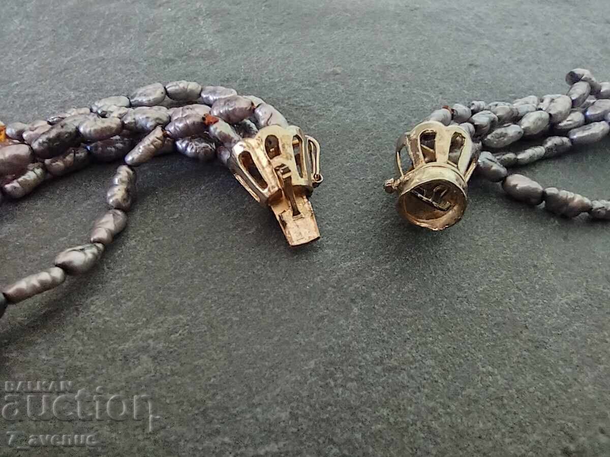 Κολιέ φυσικά μαργαριτάρια, κούμπωμα 925 επιχρυσωμένο 10.10.25 - 7 Κολιέ φυσικά μαργαριτάρια, κούμπωμα 925 επιχρυσωμένο 10.10.25 - 7