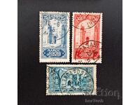 Μαρόκο 1923 25,30 σεντίμ και 1.50 φράγκα Μνημεία