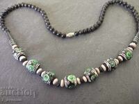 Colier gerdan bijuterie etno lucrat manual 10.10.25