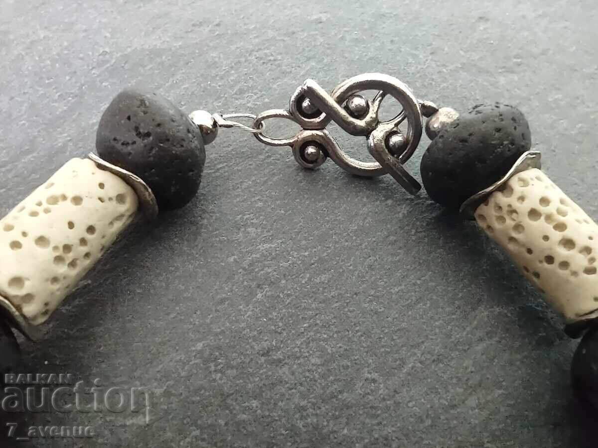 Auction  Volcanic stone bracelet, handmade 10.10.25