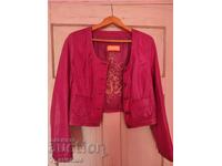 Geacă BIBA piele naturală, damă, MAGNETICĂ, 10.10.25