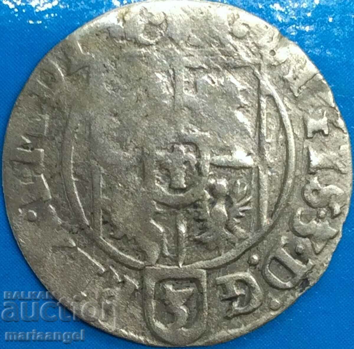 Παράδοση Πολωνία Λιθουανία 3 Polker Poltorak 1/24 Thaler Sigismund Ασημένιο βάζο