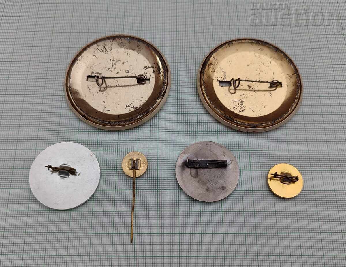 BSP BSDP BADGE LOT 6 PIECES with price 7.00 BGN | € 3.58