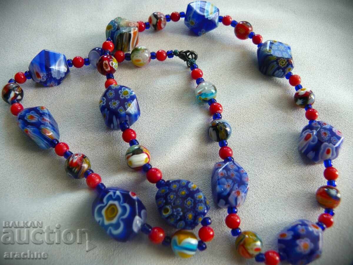 Delivery of Old Venetian Necklace - Murano Millefiori Delivery of Old Venetian Necklace - Murano Millefiori