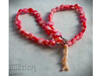 Colier din coral "piele de înger"