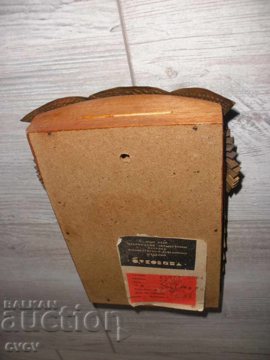 Κασέτα, Κουκουβάγια - ξύλο, δέρμα και μέταλλο - Β.Ζ.Τ - 6 Κασέτα, Κουκουβάγια - ξύλο, δέρμα και μέταλλο - Β.Ζ.Τ - 6