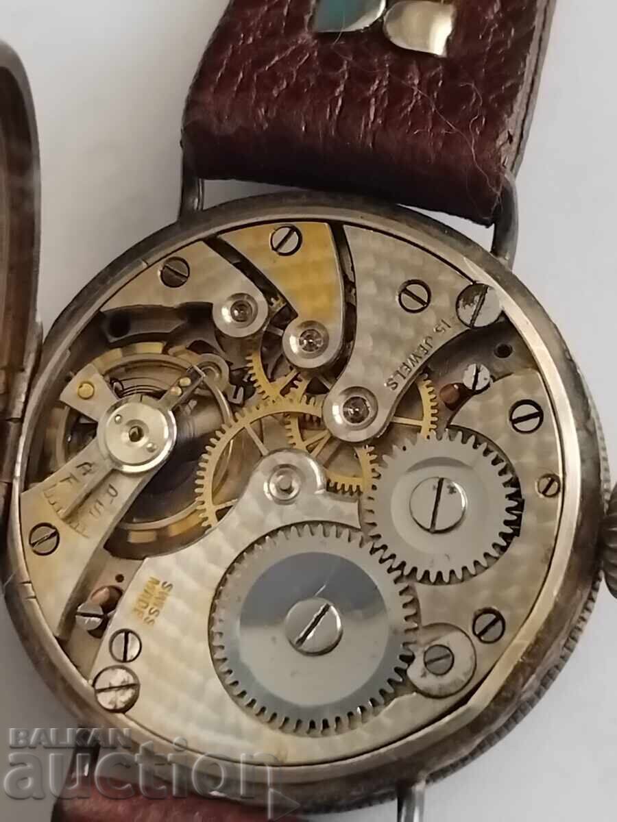 Vintage Converted Pocket Watch (120 Years Old) to Wristwatch! Excellent! with price 699.00 BGN | € 357.39 Vintage Converted Pocket Watch (120 Years Old) to Wristwatch! Excellent! with price 699.00 BGN | € 357.39