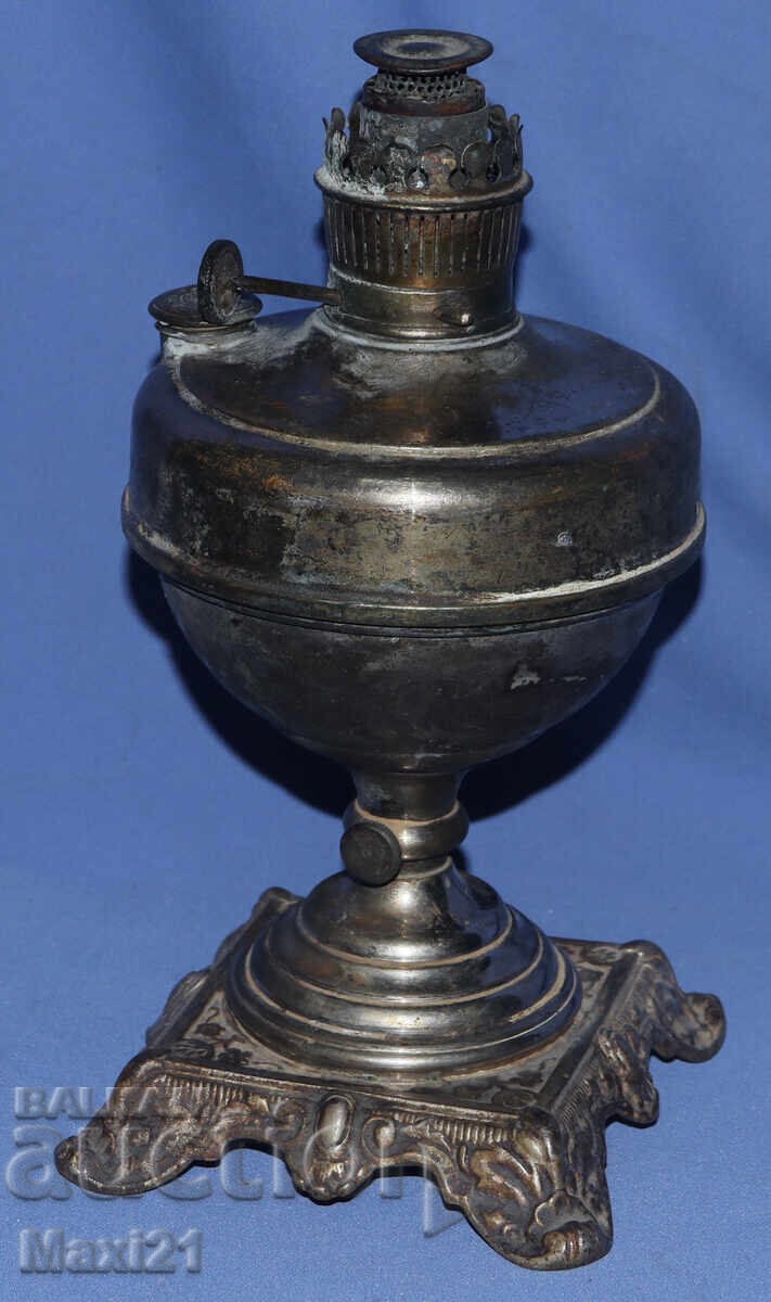 Antique German kerosene lamp - 5