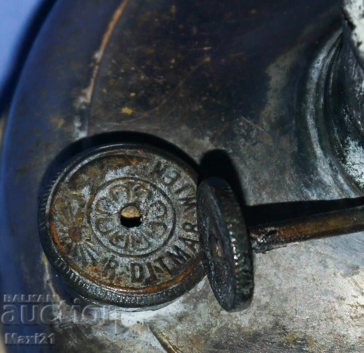 Antique German kerosene lamp - 7