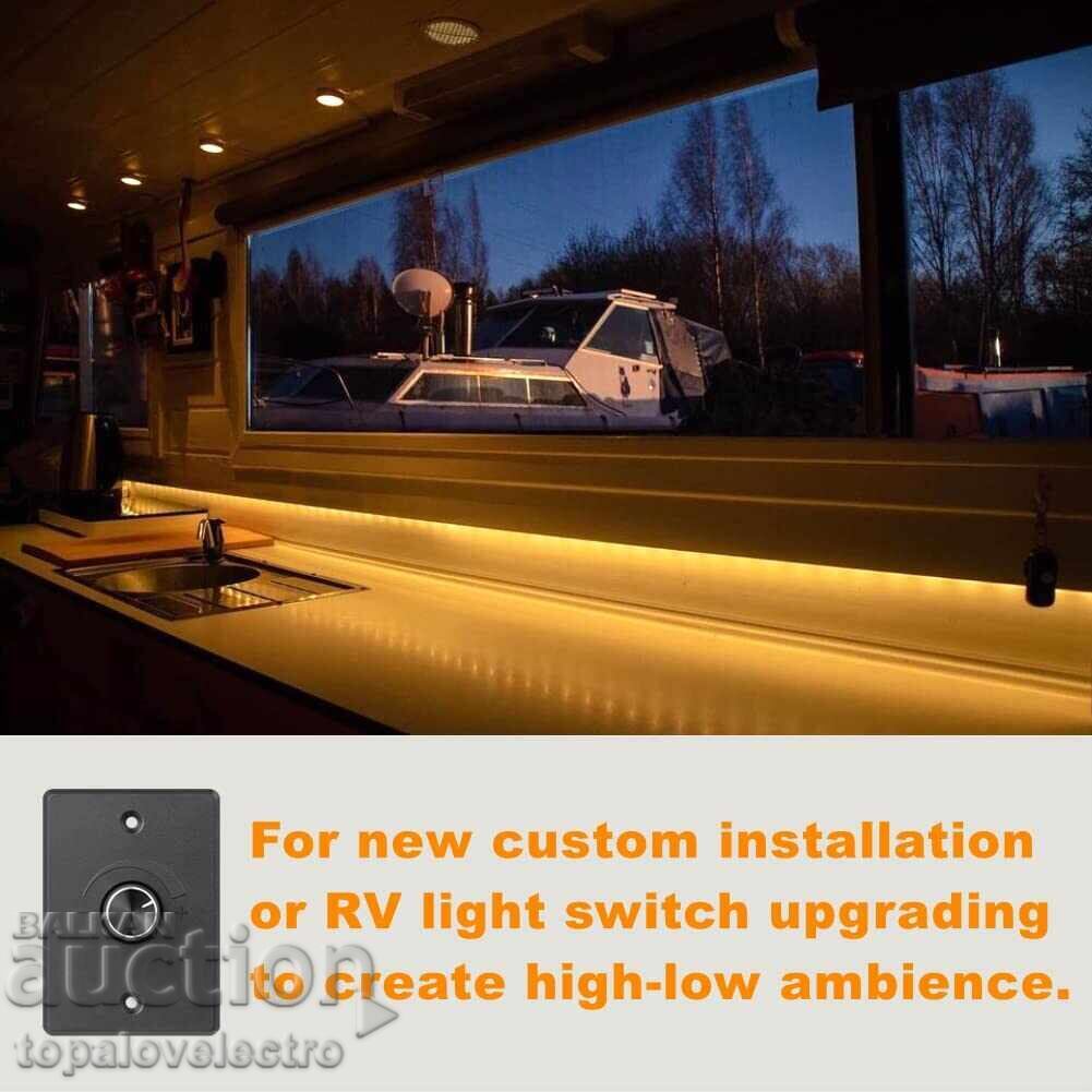 LED Διμερ με περιστρεφόμενο κουμπί 12V με τιμή € 5.00 | 9.78 BGN