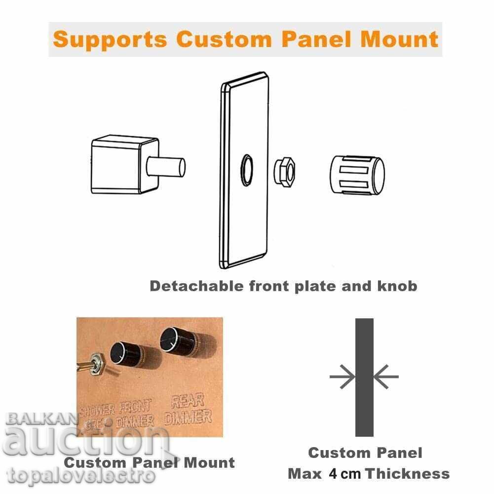 LED Διμερ με περιστρεφόμενο κουμπί 12V - 6