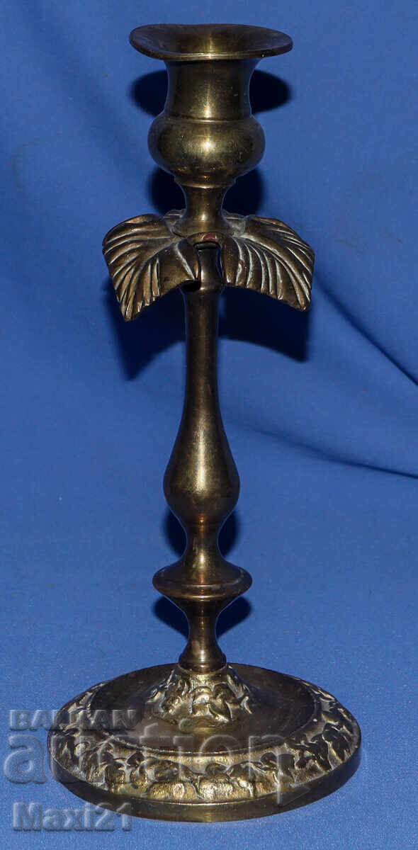 Διακοσμητικό μπρούτζινο κηροπήγιο - 5