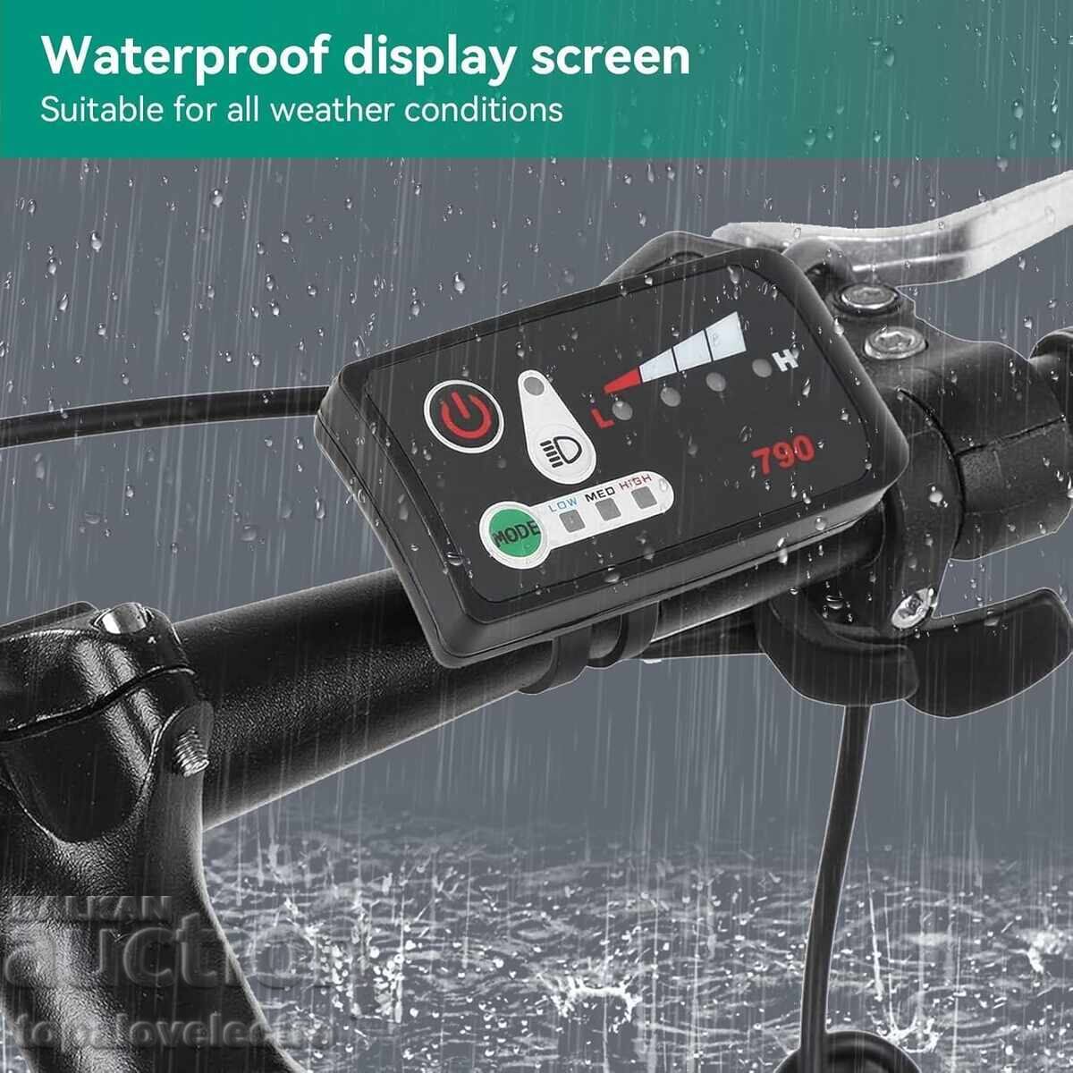 Delivery of NEW! LCD Display for Electric Bicycle - 36V