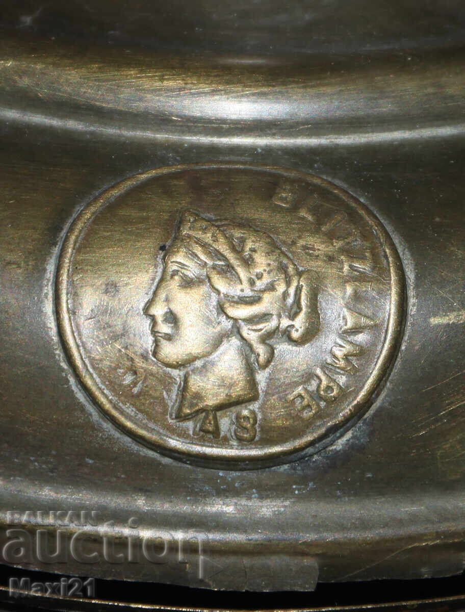 Antique German kerosene lamp - 5