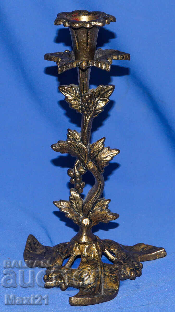 Sfeșnic decorativ din bronz - 5