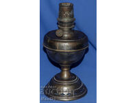 German metal antique kerosene lamp