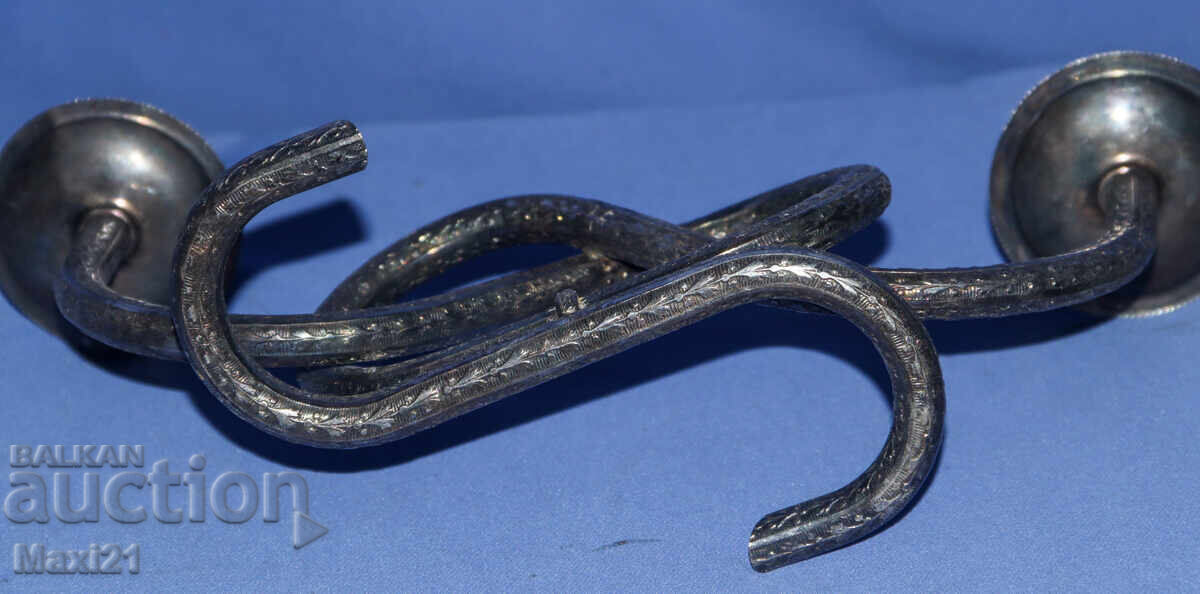 Interesting decorative metal candlestick - 6