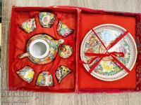 Китайски порцеланов комплект за саке / чай — нов,