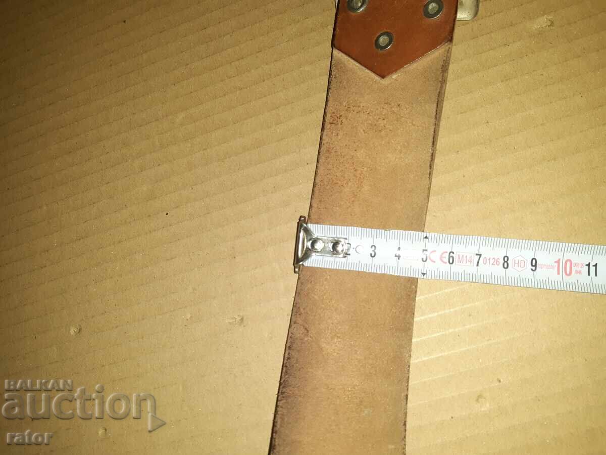 Delivery of Old wide leather belt, uniform Delivery of Old wide leather belt, uniform