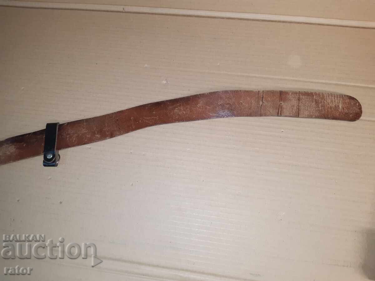 Old wide leather belt, uniform - 6 Old wide leather belt, uniform - 6