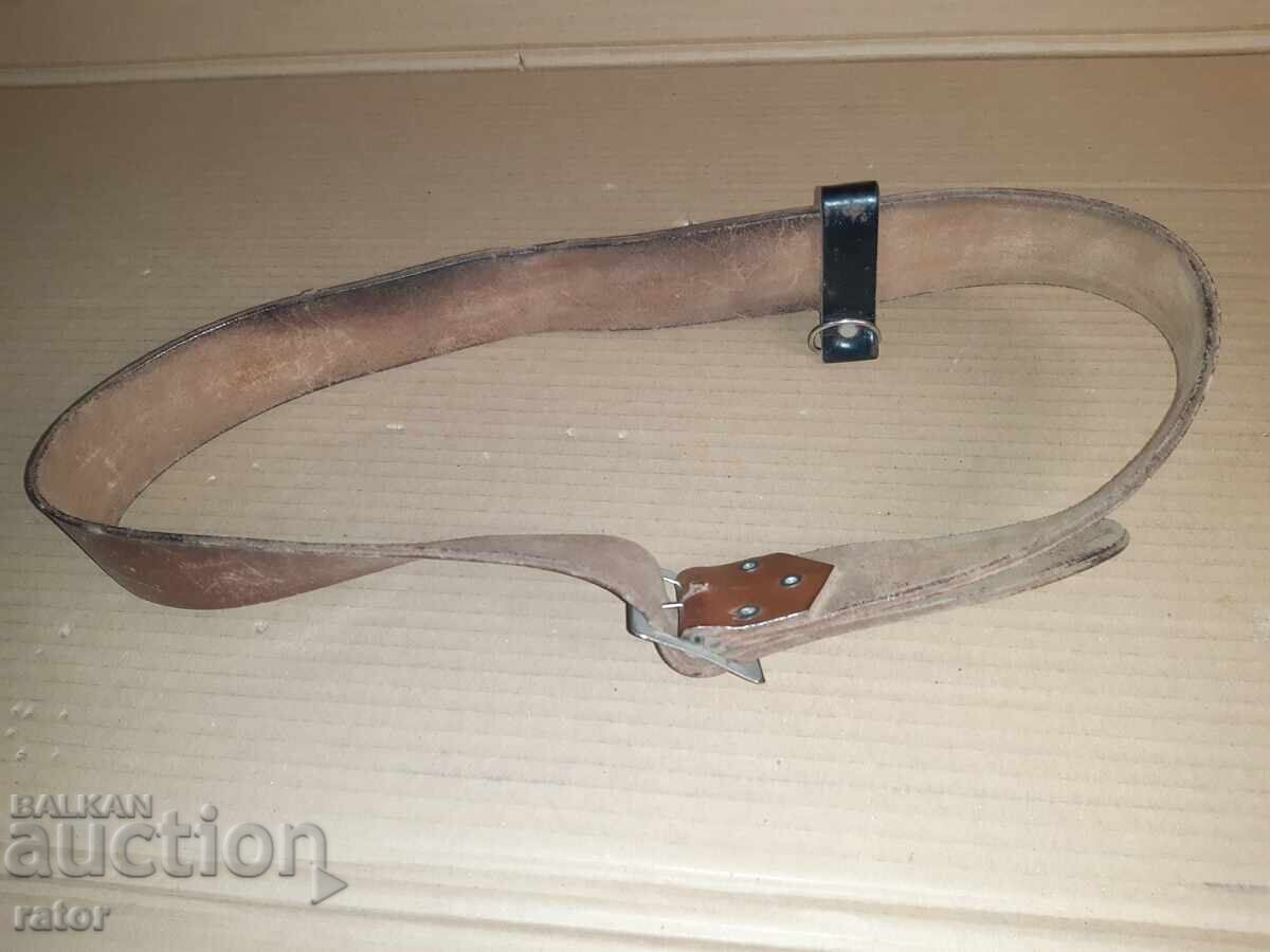 Old wide leather belt, uniform - 7 Old wide leather belt, uniform - 7