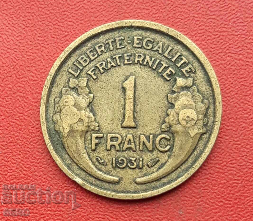 Франция-1 франк 1931 Франция-1 франк 1931
