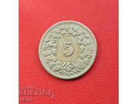 Switzerland-5 Rapen 1907