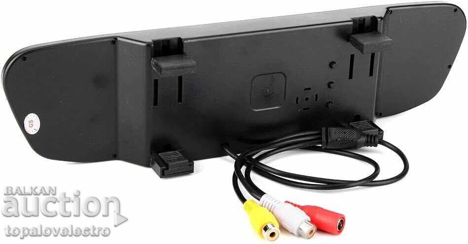 ΝΕΟ! Καθρέφτης με ενσωματωμένη οθόνη LCD για κάμερα αυτοκινήτου - 6