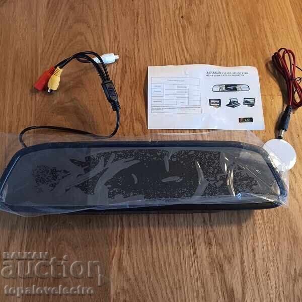 ΝΕΟ! Καθρέφτης με ενσωματωμένη οθόνη LCD για κάμερα αυτοκινήτου - 7