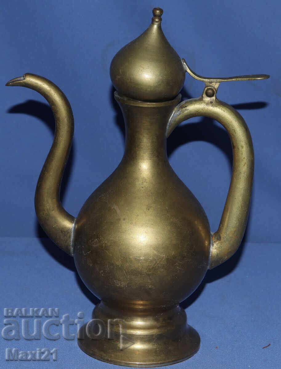 Livrarea Vechi ibric otoman din alamă pentru cafea