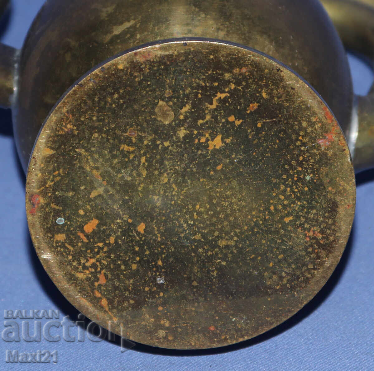 Vechi ibric otoman din alamă pentru cafea - 6